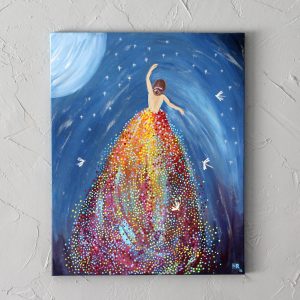 Dancing in the Moonlight Print