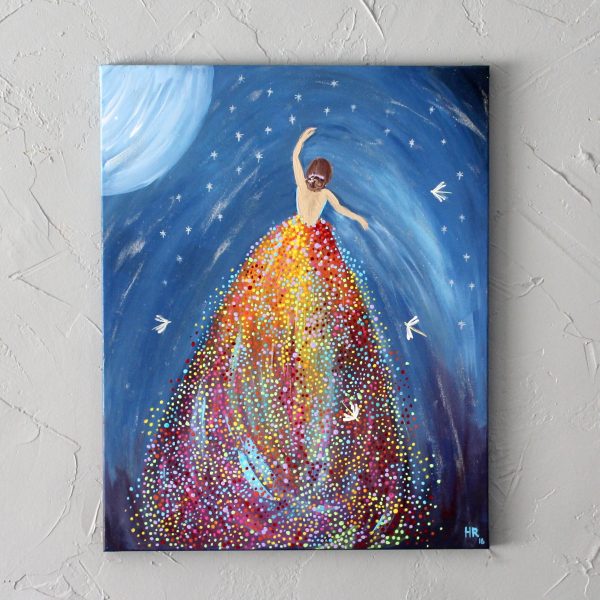 Dancing in the Moonlight Print