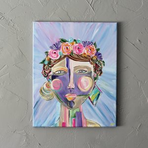 Abstract Face Portrait Print