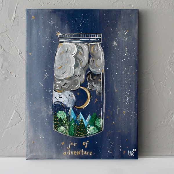Whimsical Jar Painting Print Set (2) - Image 3