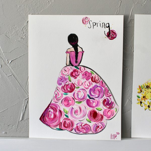 Seasonal Dresses Print Set (4) - Image 2
