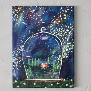 Starry Summer Camp Print
