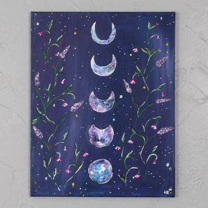 Moon Phase Art Print