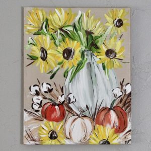 Fall Sunflower Art Print