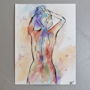 Wild Woman Watercolor Print