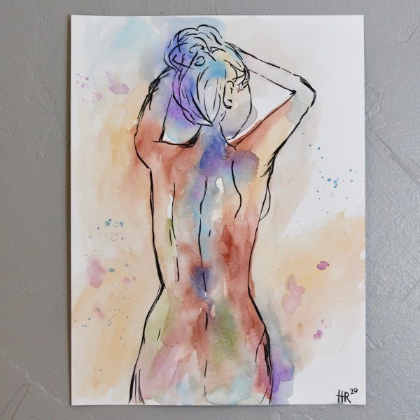 Wild Woman Watercolor Print - Image 2