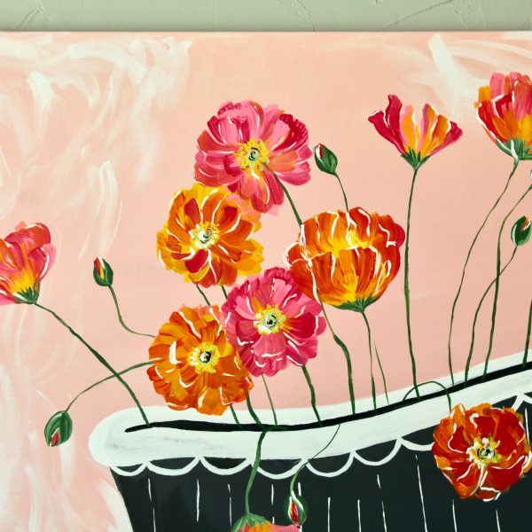 Bathtub Blooms Art Print - Image 3
