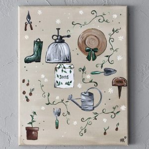 Garden Essentials Guide Art Print