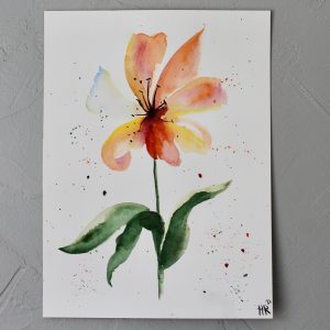 Lily Watercolor Print