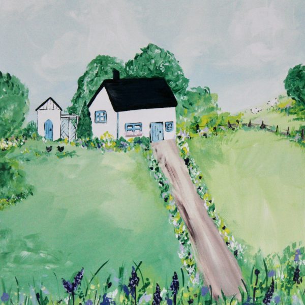 Country Cottage Art Print - Image 2