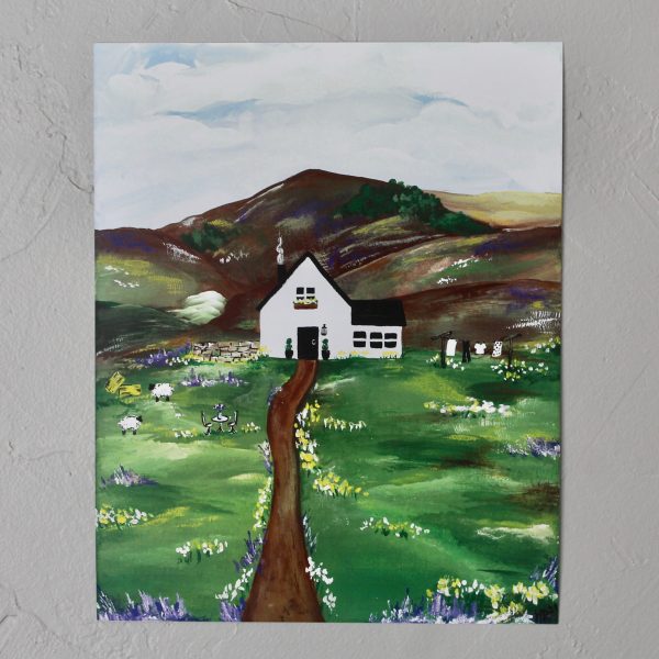 Irish Cottage Art Print