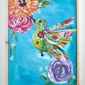 Blooming Hummingbird Art Print